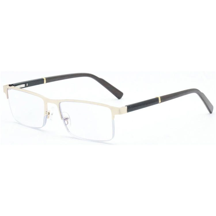 Dachuan Optical DRM368035 China Supplier Browline Metal Reading Glasses With Plastic Legs (7)